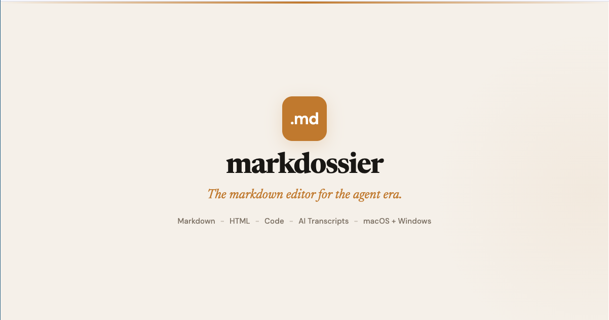 markdossier - WYSIWYG Markdown Editor for macOS and Windows | No ...